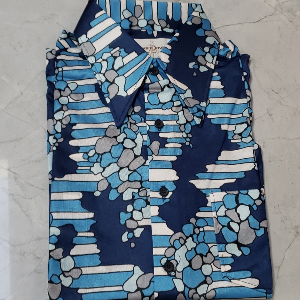 Vintage Richard David Island Short Sleeve Shirt